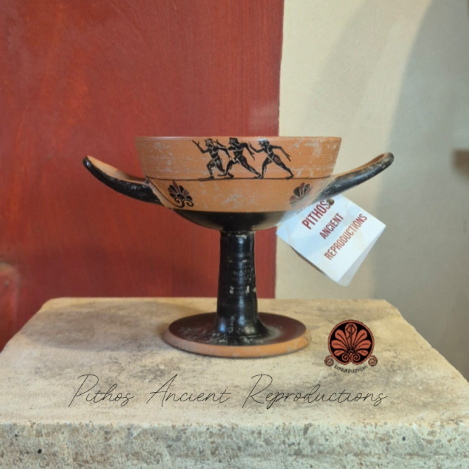 Kylix miniaturistica figure nere piccoli maestri - Image 2