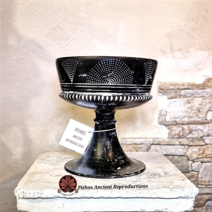 Calice bucchero graffito