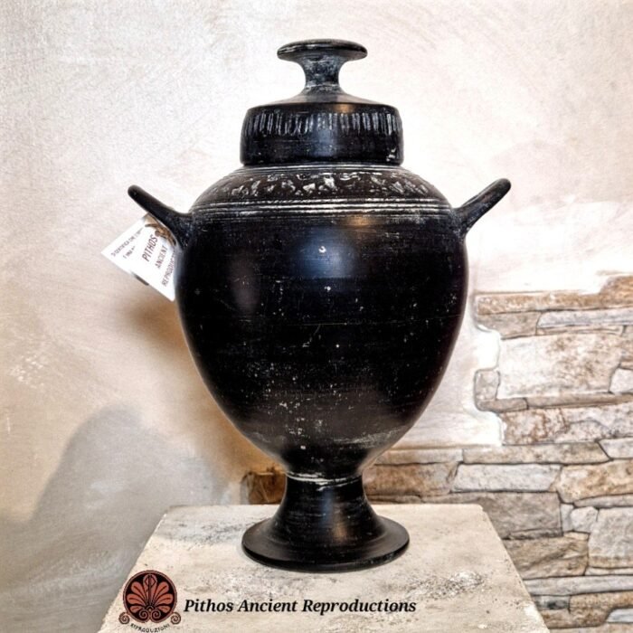 Olla globulare etrusca bucchero