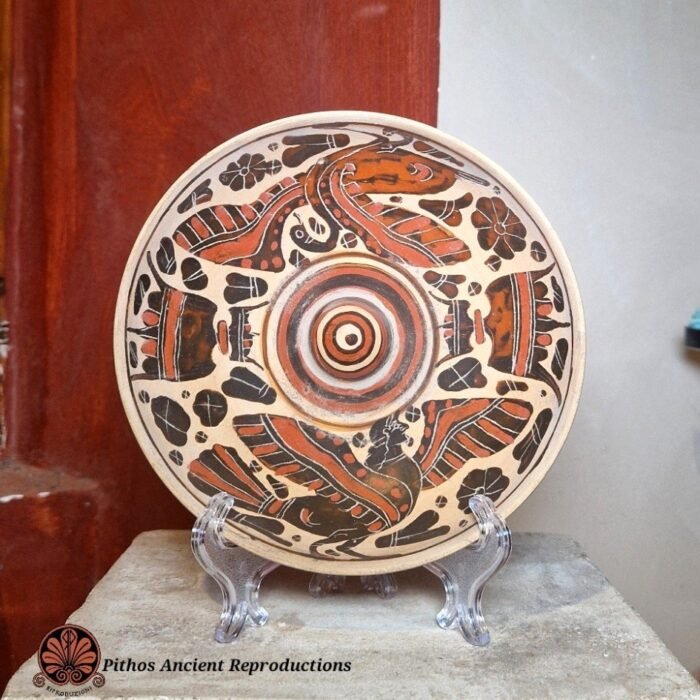 Patera corinzia animali figure nere