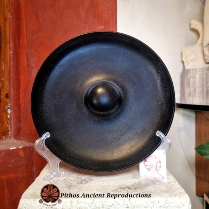 Patera ombellicata in bucchero
