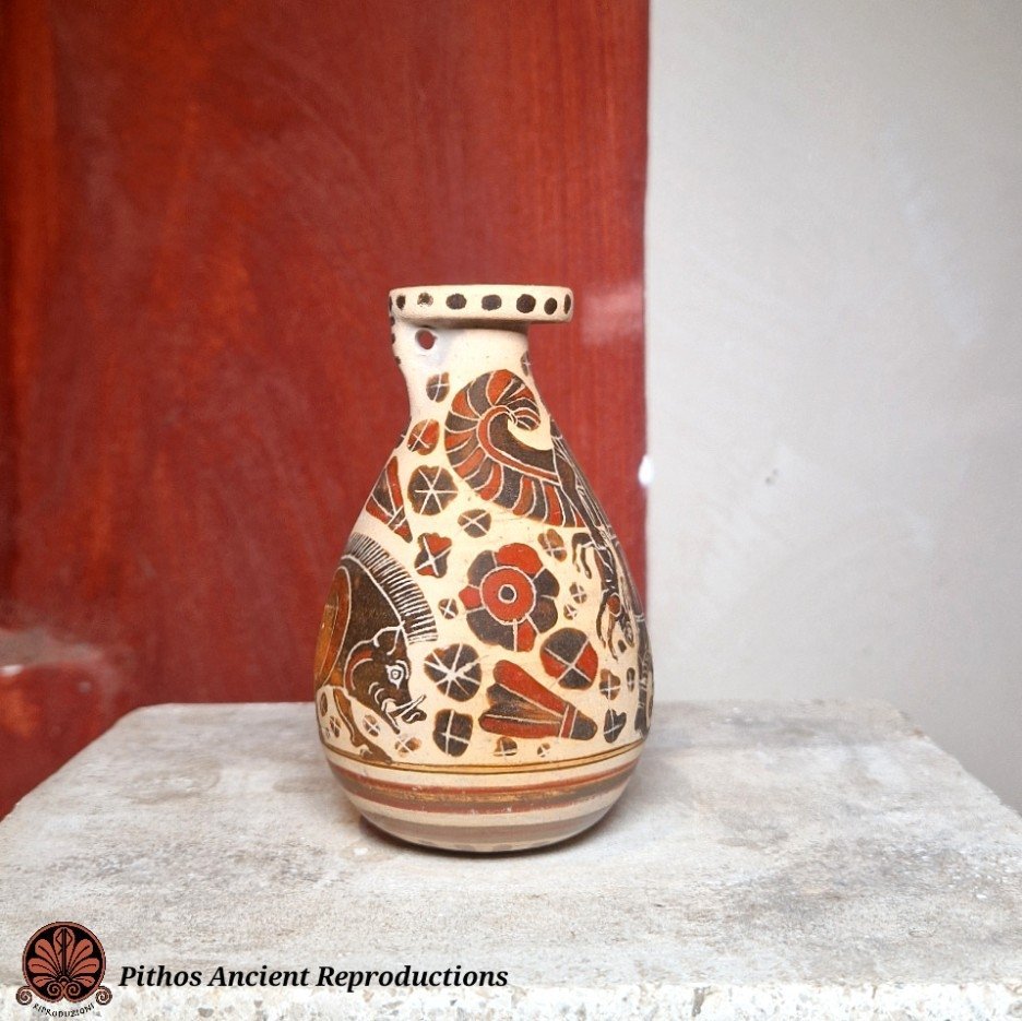 Vaso Albastron corinzio a figure nere 11 - immagine 4