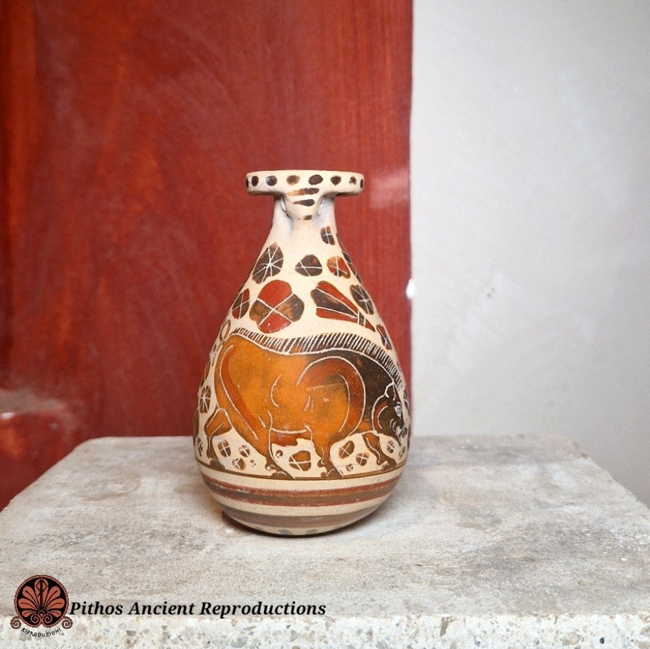 Vaso Albastron corinzio a figure nere 11 - immagine 3