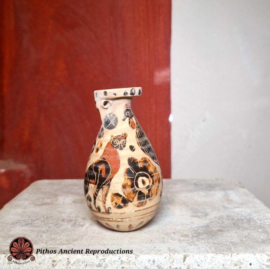 Vaso Albastron corinzio a figure nere 12 - immagine 3