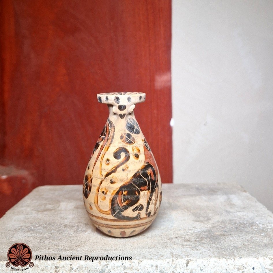 Vaso Albastron corinzio a figure nere 12 - immagine 4