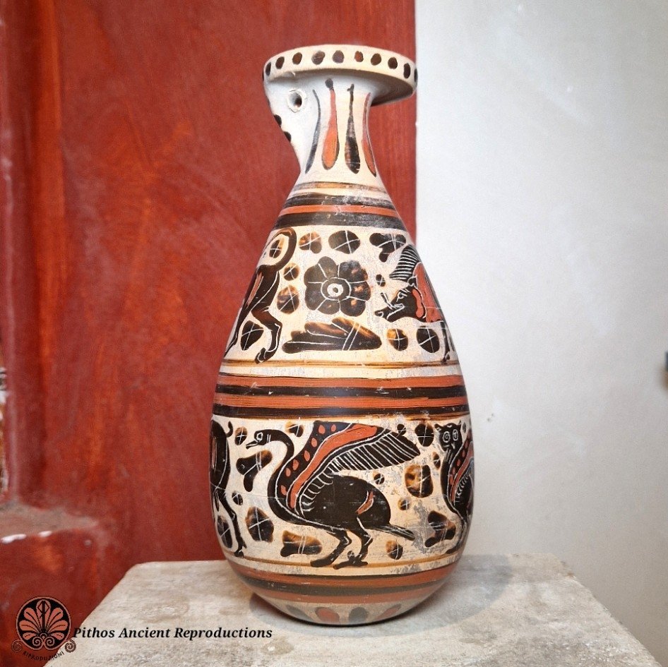 Vaso Albastron corinzio a figure nere 13 - immagine 2