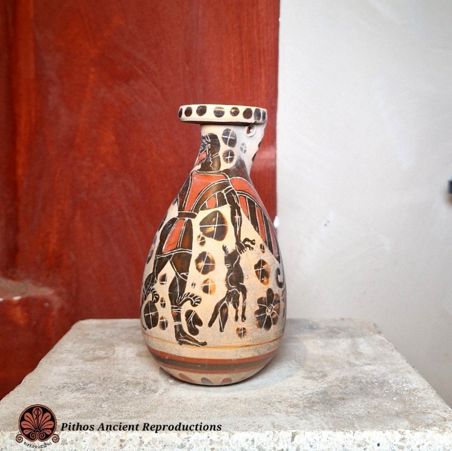 Vaso Albastron corinzio a figure nere 19 - immagine 2